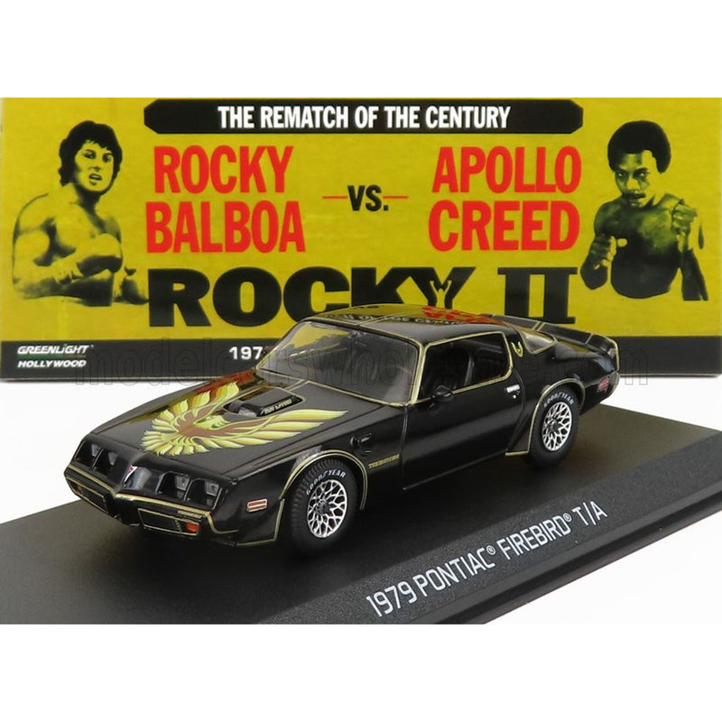 Pontiac Firebird Trans AM 1979 Rocky Ii Movie Black Gold - 1:43
