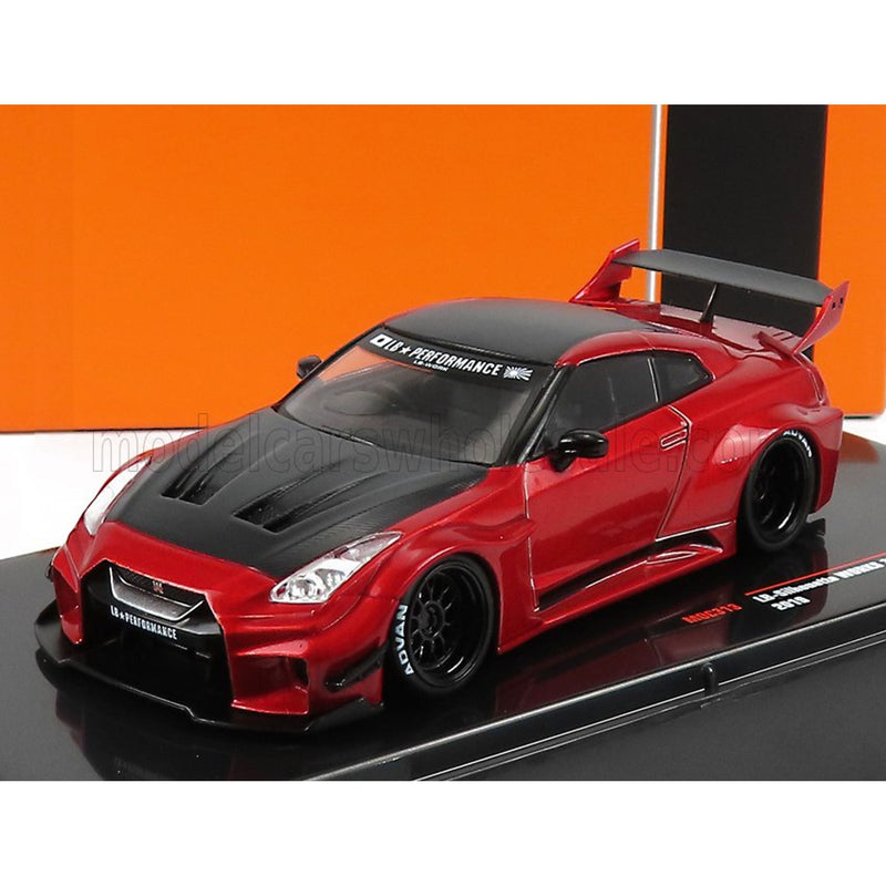 Nissan 35GT-Rr Lb-Silhouette Works GT Class 2019 Red Black - 1:43