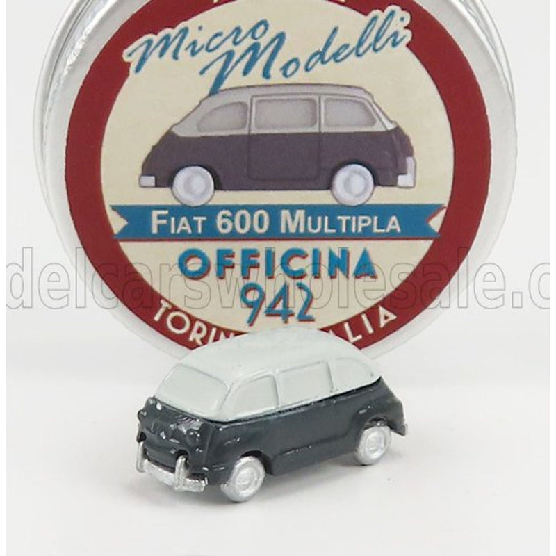 Fiat 600 Multipla 1956 2 Tone Grey - 1:160