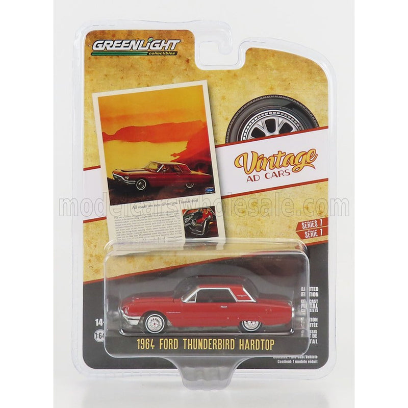 Ford USA Thunderbird Hard-Top Closed 1964 Red - 1:64