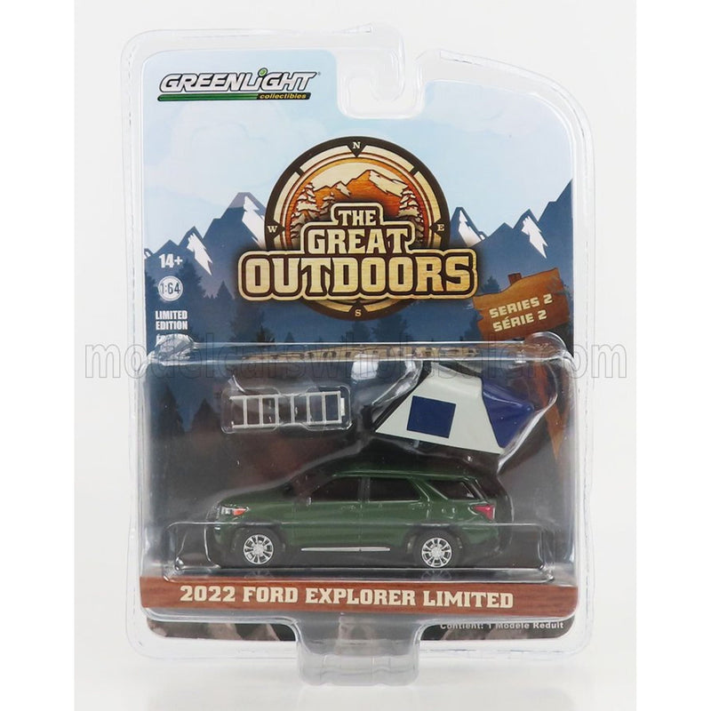 Ford USA Explorer Limited 2022 The Great Outdoors Green - 1:64