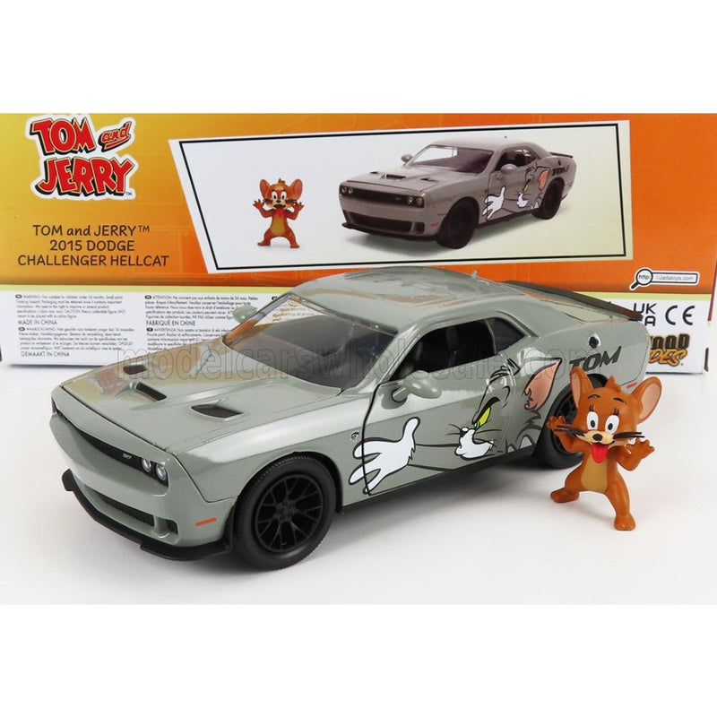 Dodge Challenger Coupe 2015 Tom & Jerry Grey - 1:24