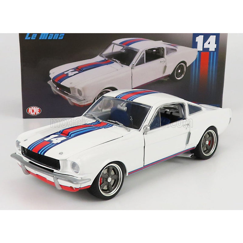 Ford USA Mustang Shelby GT 350R Coupe N 14 Le Mans 1965 White - 1:18