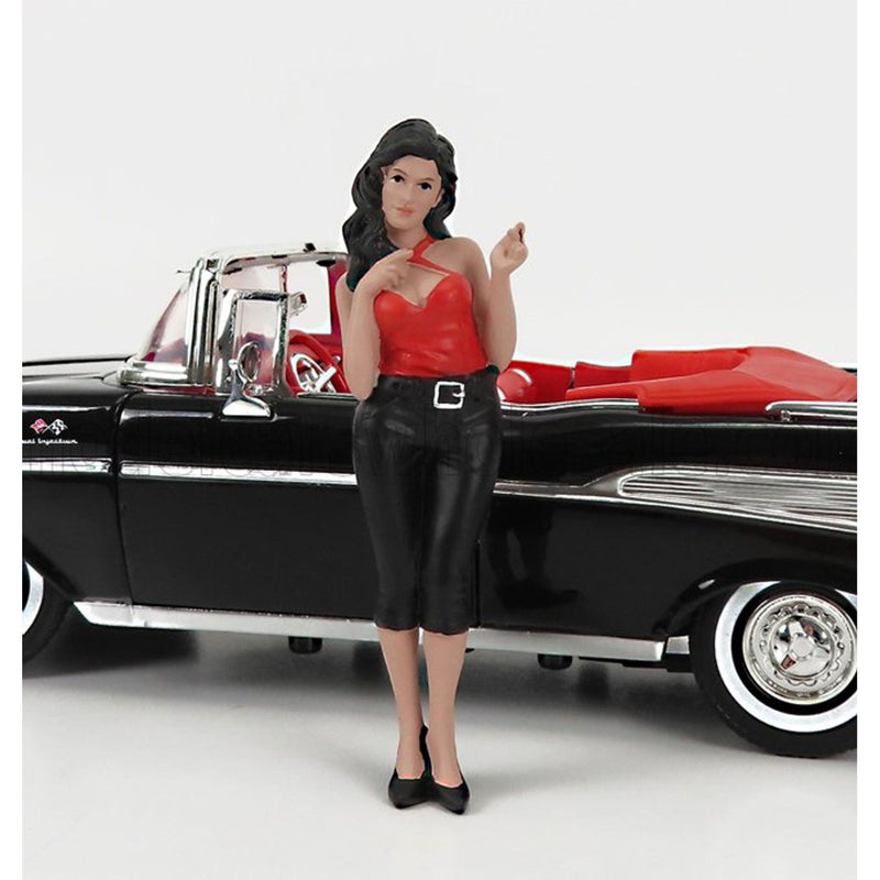 Figures Pin-Up Peggy Red Black - 1:24