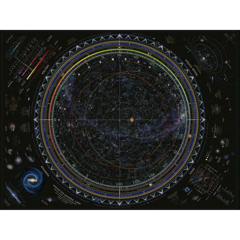Map of the Universe 1500 Pieces