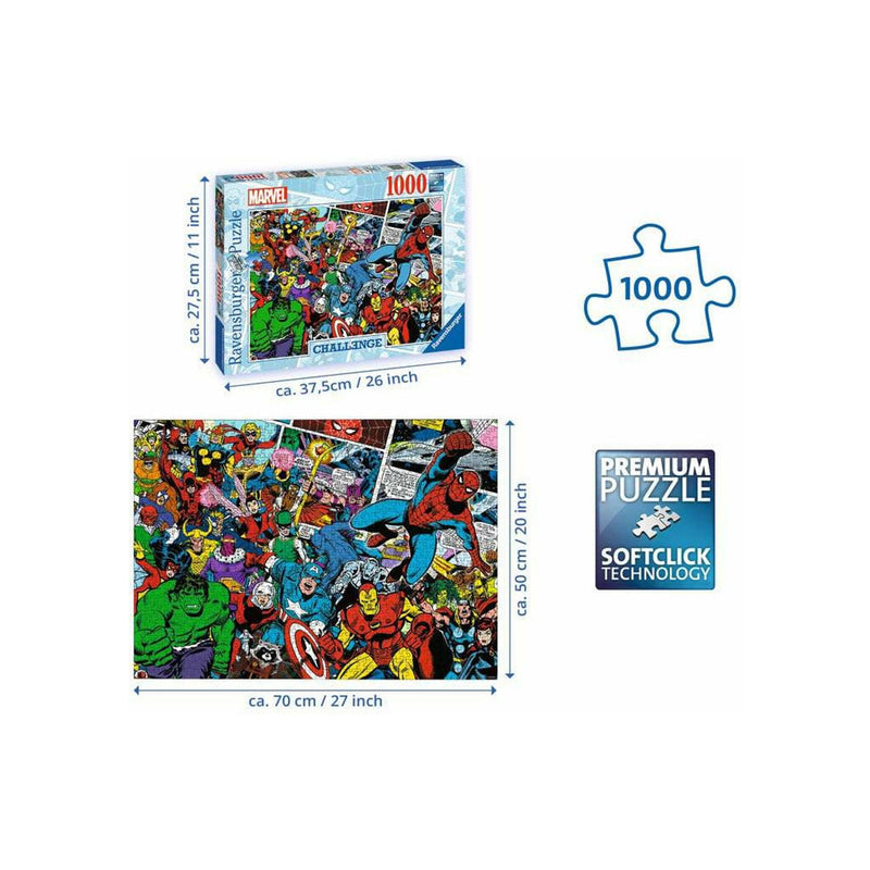 Challenge Puzzle Marvel 1000 Pieces