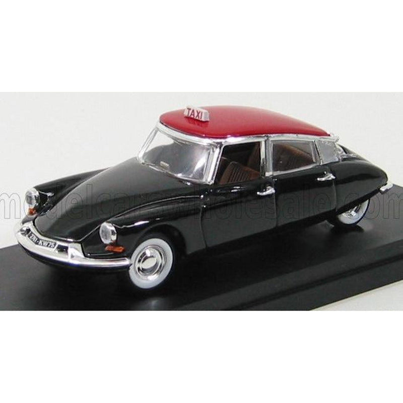 Citroen Ds19 Taxi De Paris 1963 Black Red - 1:43