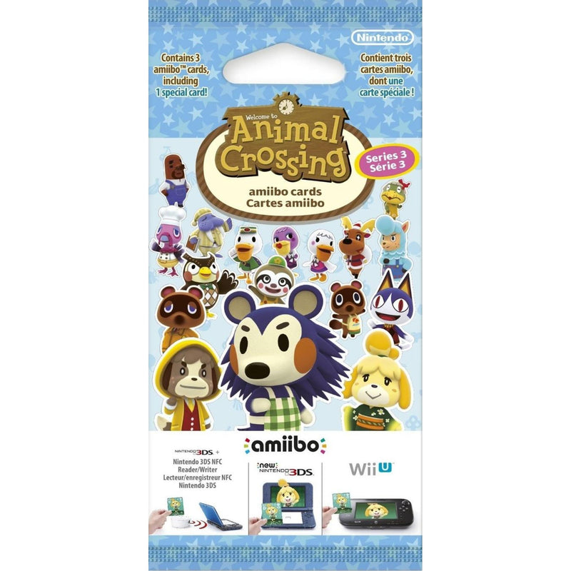 Animal Crossing Happy Home Designer Amiibo 3 Card Pack Series 3 | Nintendo 3DS