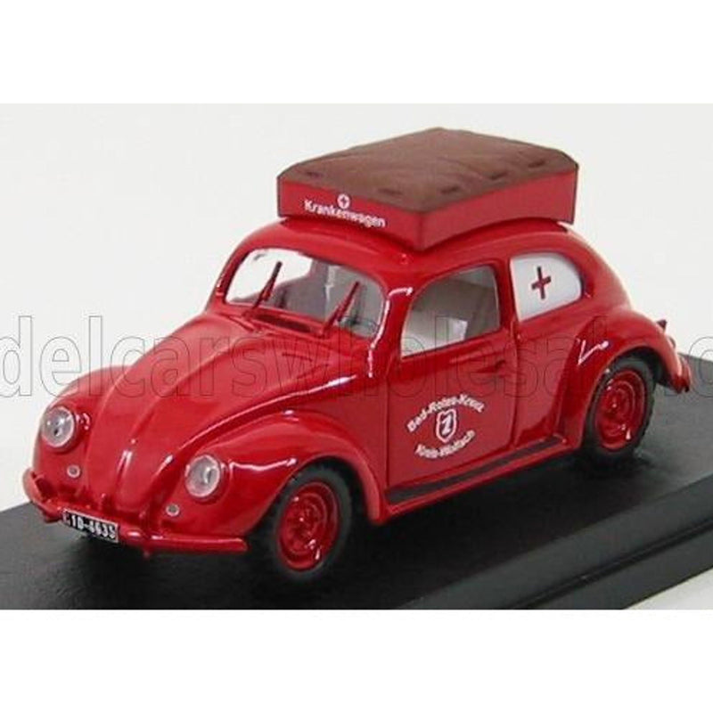 Volkswagen Beetle Ambulance - Fire Engine 1953 Red 1:43