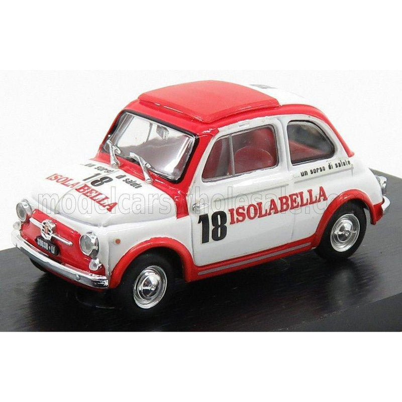 Fiat Nuova 500D - Amaro Isolabella 1960 White Red 1:43