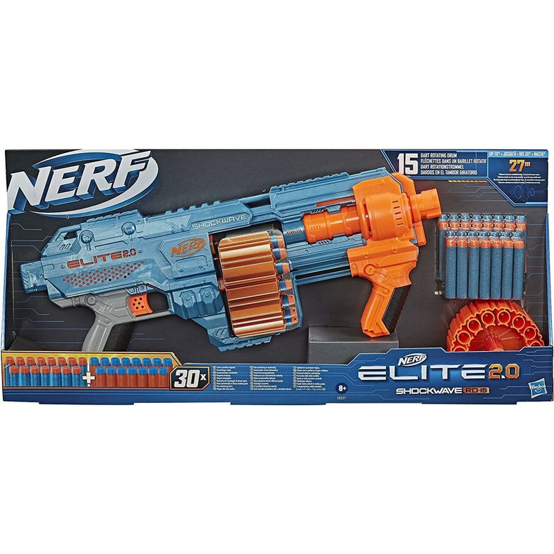 NERF Elite 2.0 Shockwave RD 15 Toys
