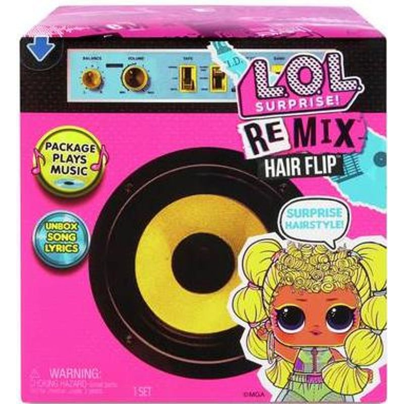L.O.L. Surprise Remix Hair Flip Dolls Asst In PDQ New Theme Toys