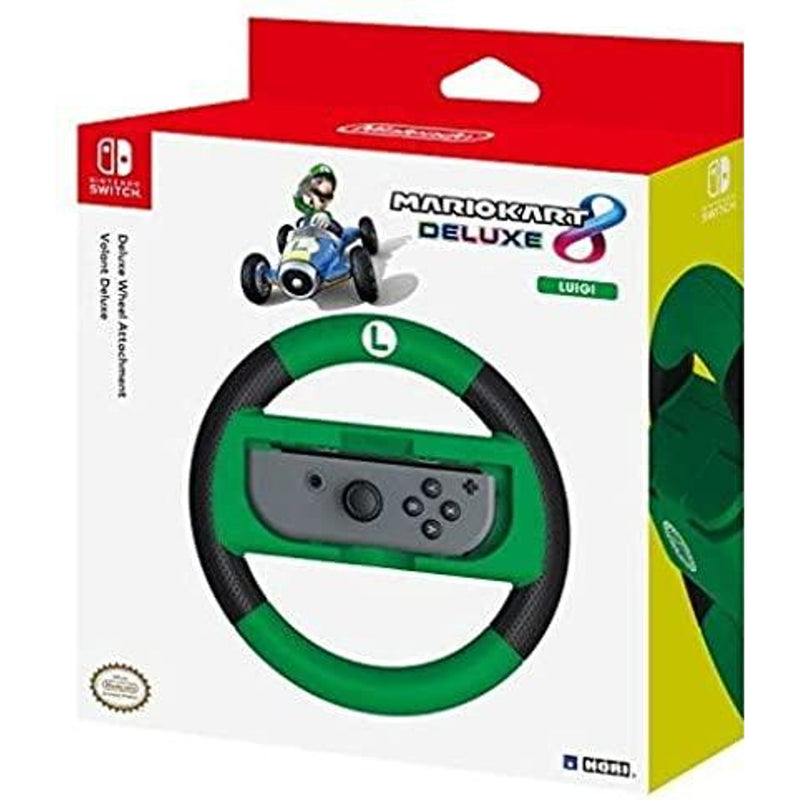 Officially Licensed Mario Kart Luigi Racing Wheel Controller | Nintendo Switch