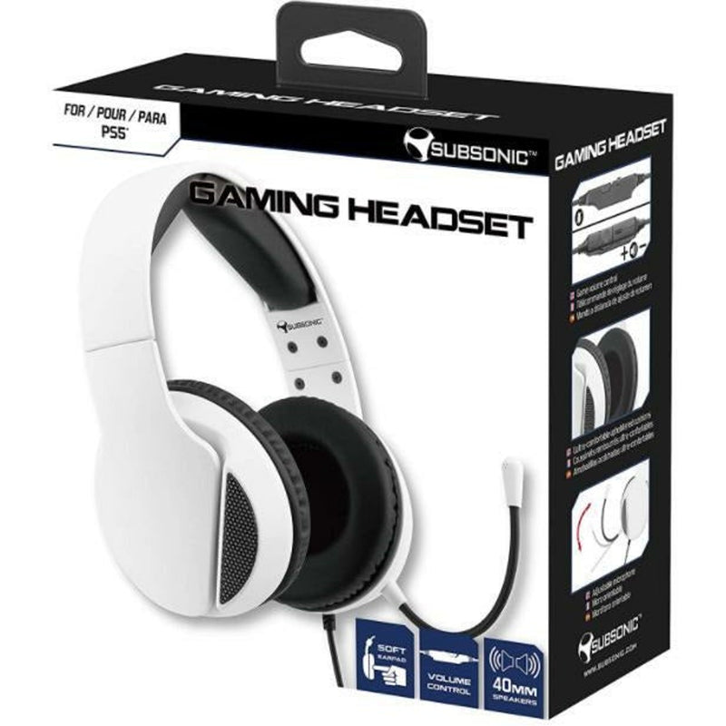 PS5 Hs300 Gaming Headset White / PS5