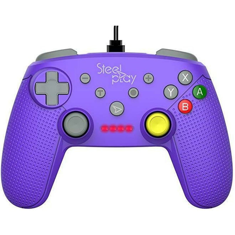Steelplay - Wired Controller GCube Purple | Nintendo Switch
