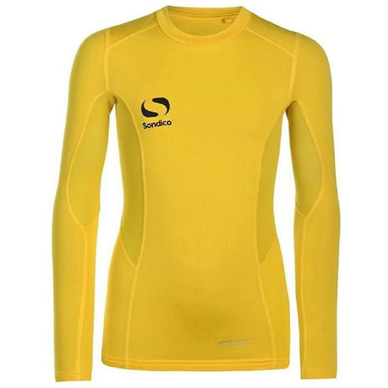 Thermal Base Layer Long Sleeves Adult Top Yellow