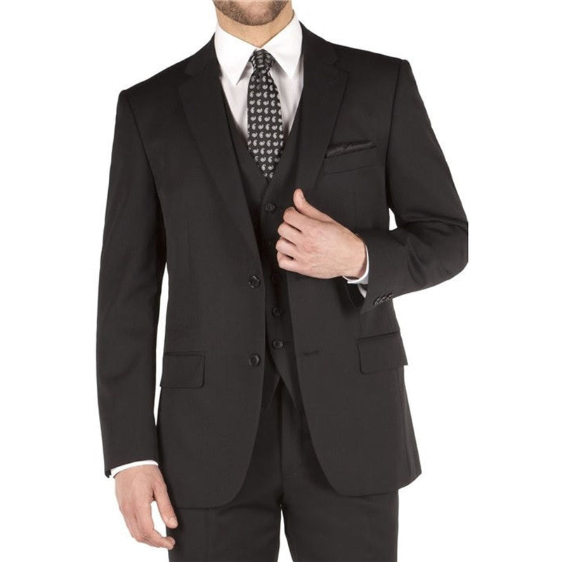 Mens Suit Jacket 42R Charcoal Pin