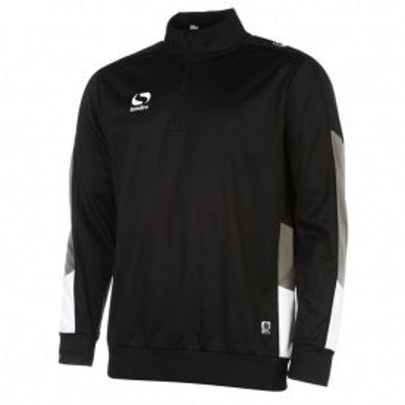 Venata Quarter Zip Youth Sweatshirt Black / Charcoal / White