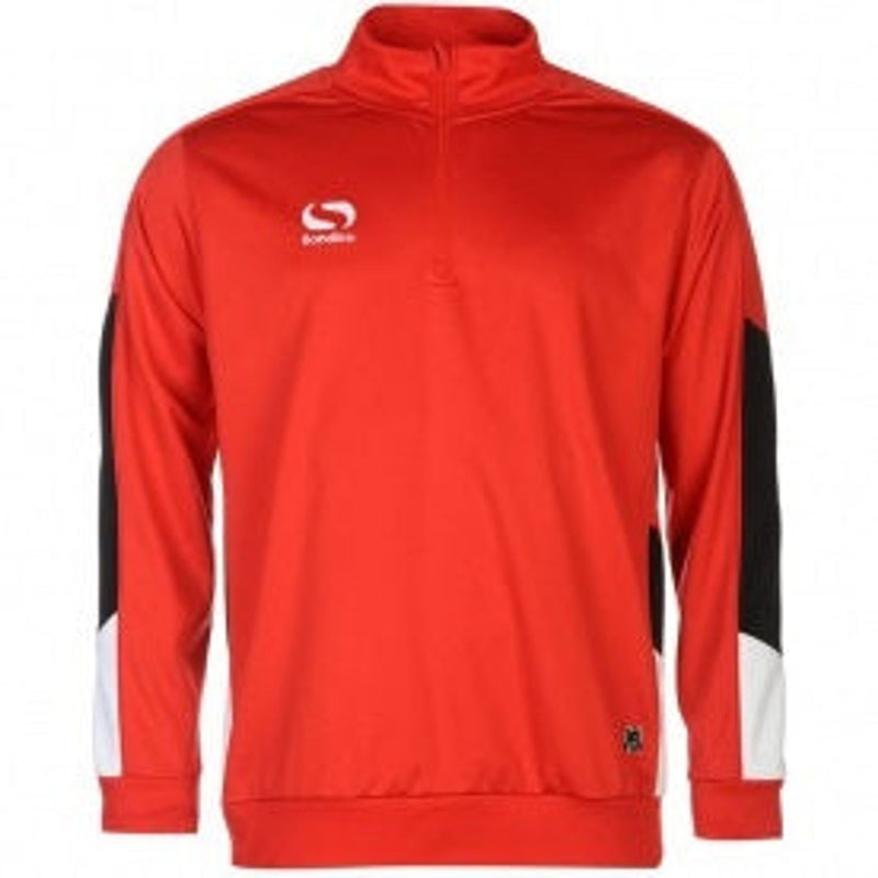 Venata Quarter Zip Adult Sweatshirt Red / White / Black