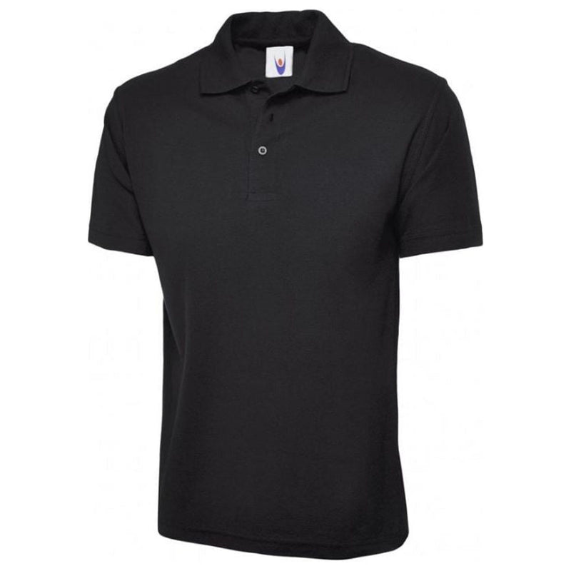 Classic Olympic Adult Polo T-Shirt Black