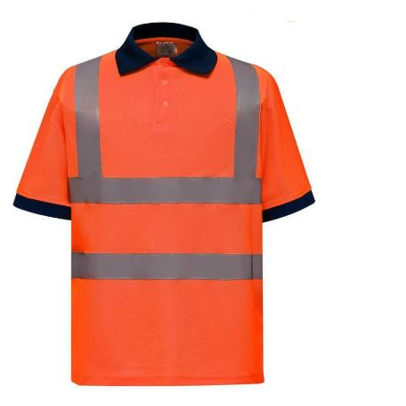 Hi Vis Adult Polo Shirt Orange