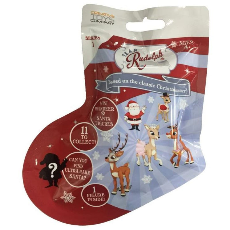 TEAM Rudolph Reindeer Stocking Foilbag 1 Single Unit Packed In CDUs Series 1.5 Toys