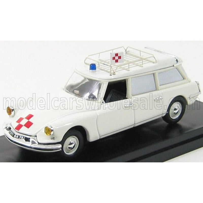 Citroen Id19 Break Ambulance - Ambulanza 1959 (Tv Series Film L'Amante) White 1:43