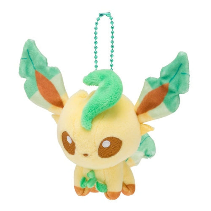 Leafeon Pokemon Mocchiri Mini Mascot Keychain Pokemon Dolls Plush