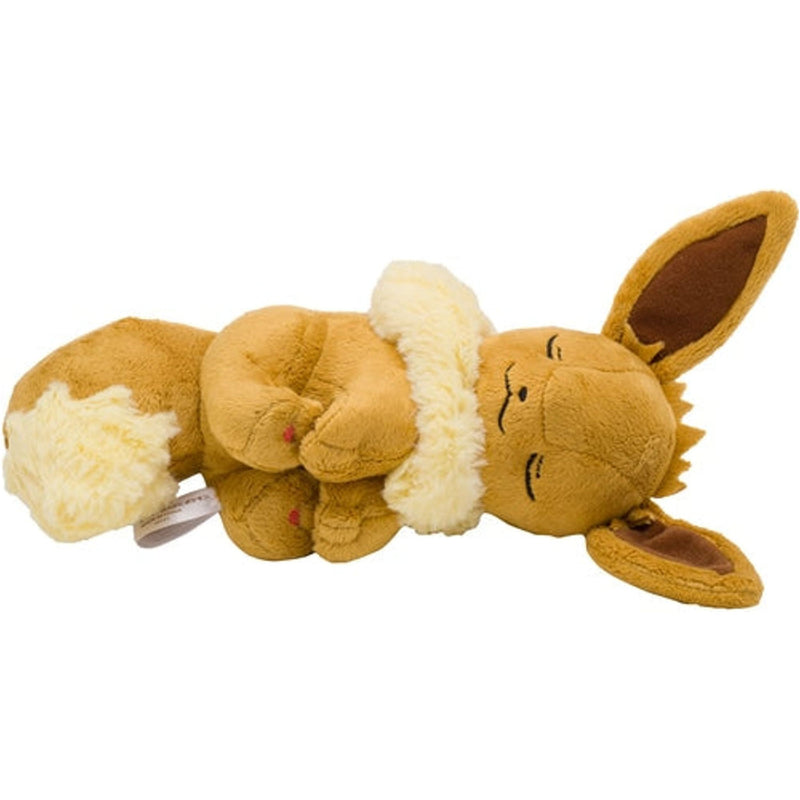 Eevee (B) Sleeping Pokemon Plush - 14.5x14.5x25cm