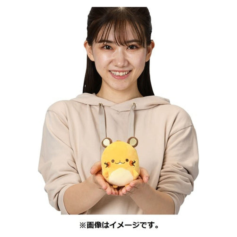Dedenne Pokemon Mugyutto Plush Toy Ball Chain Mascot Keychain 11.5x9x7.5cm