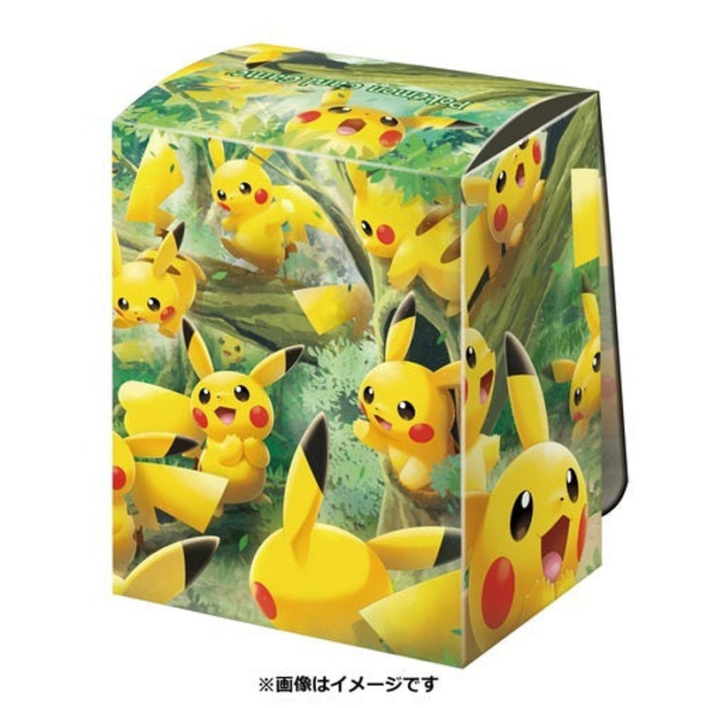 Pikachu Pokemon Trading Card Forest Deck Case