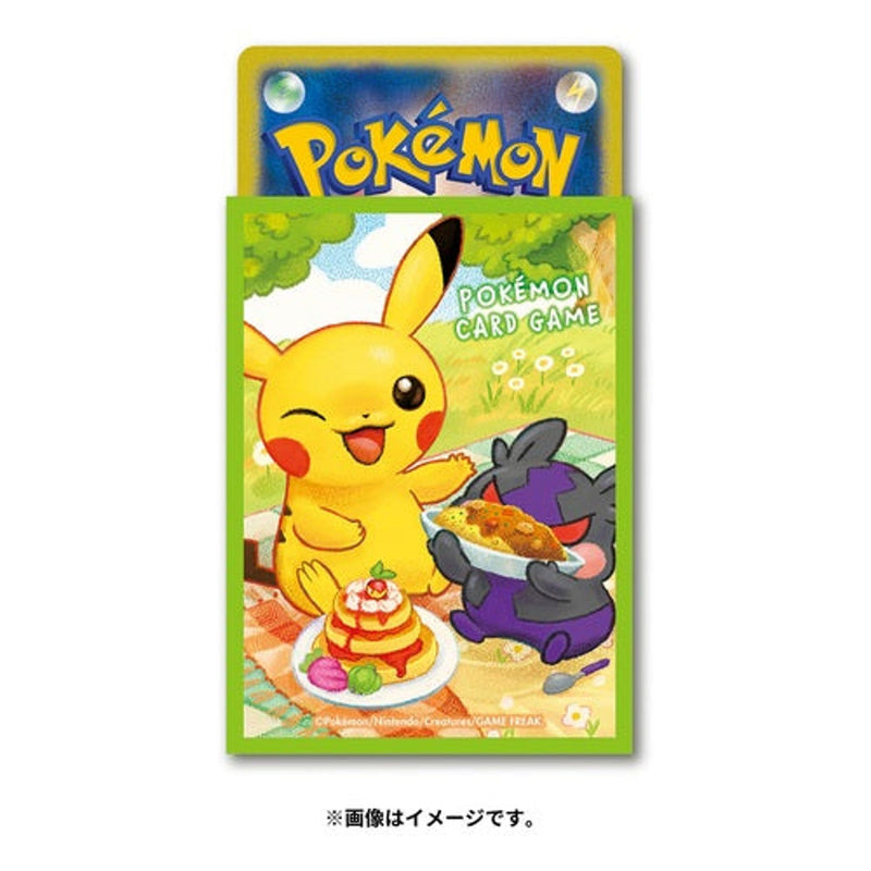 Pikachu & Morpeko Pokemon Trading Card Protective Sleeves (Official Japanese Import) x64