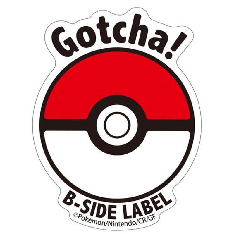 Pokeball Pokemon B-Side Label Pokemon Sticker
