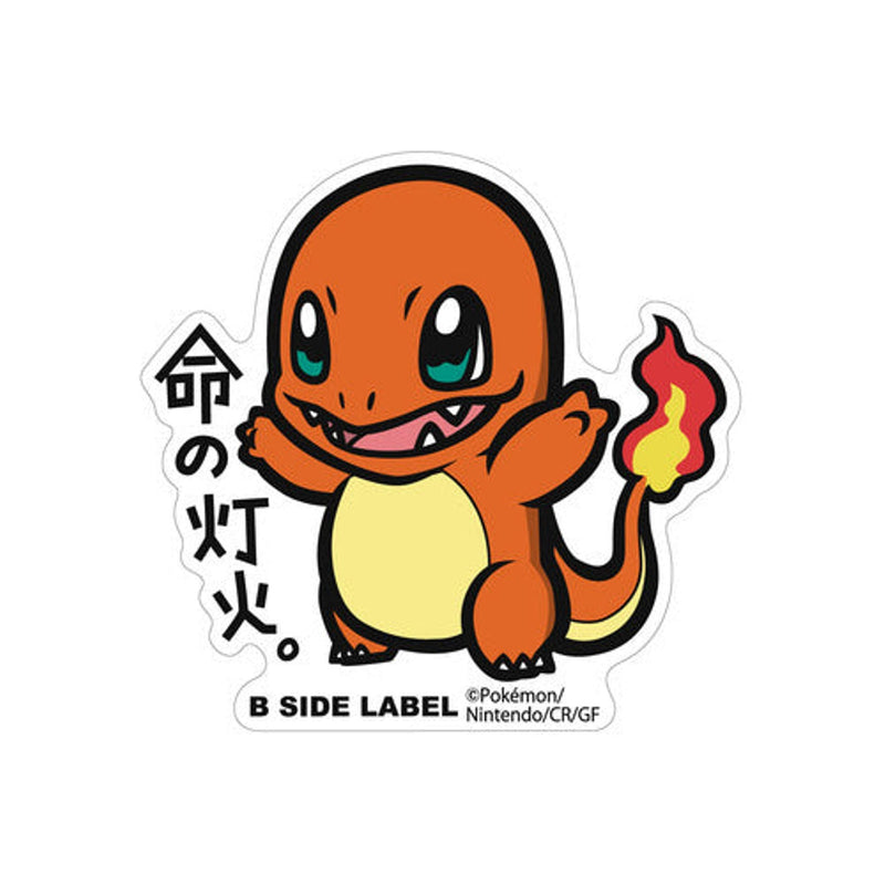 Charmander Pokemon B-Side Label BIG Pokemon Sticker