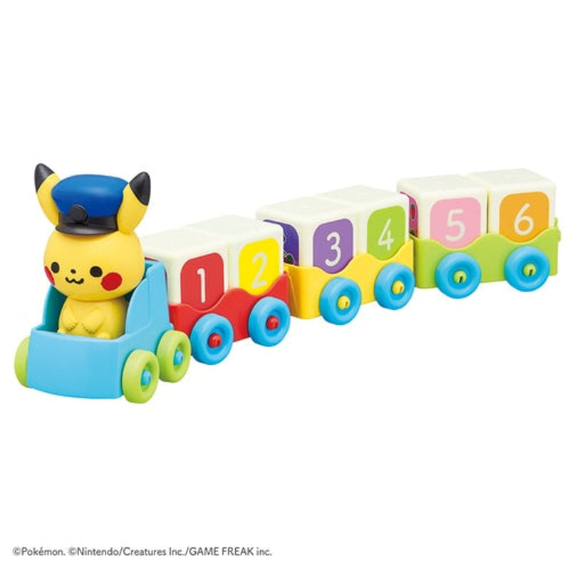 Pikachu Pokemon Monpoke Baby Toy Building Train