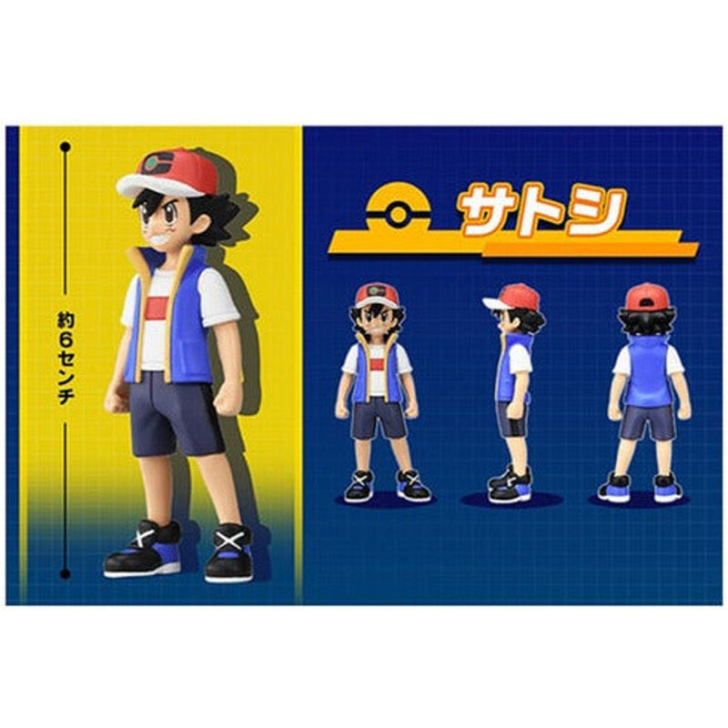 Ash Ketchum Pokemon Moncolle Trainer Collection Action Figure