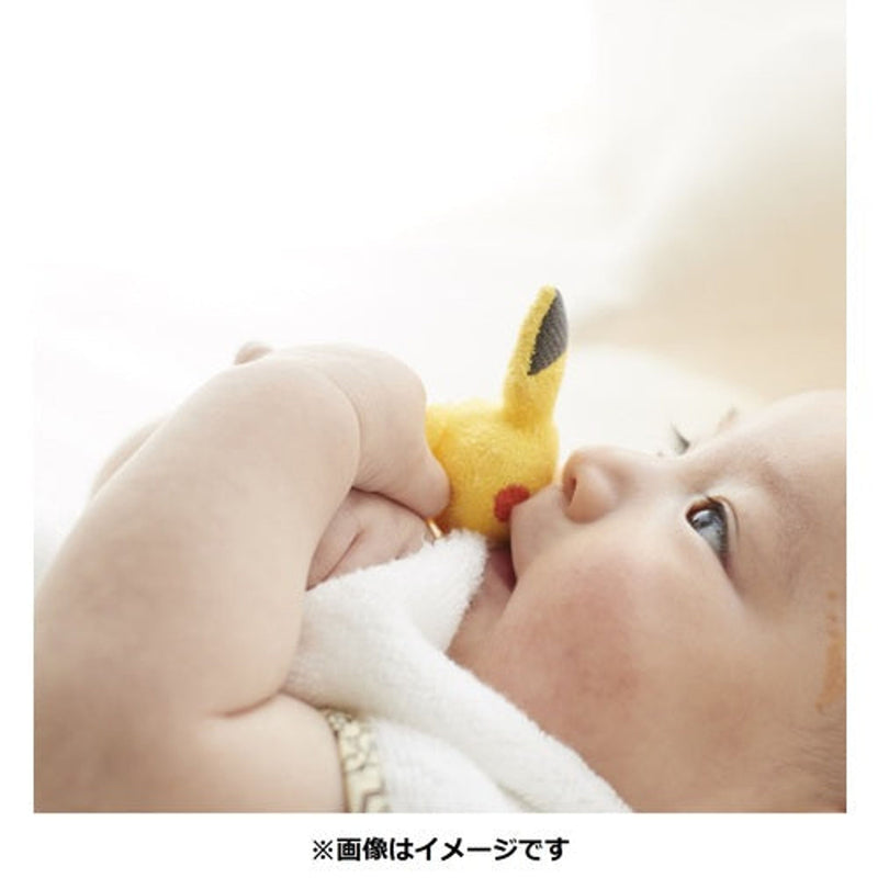 Pikachu Pokemon Monpoke Baby Toy Cloth Rattle