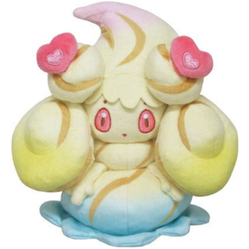 Alcremie (Rainbow Swirl - Love Sweet) All Star Collection Small Pokemon Plush - H 18cm x W 15.5cm x D 12.5cm