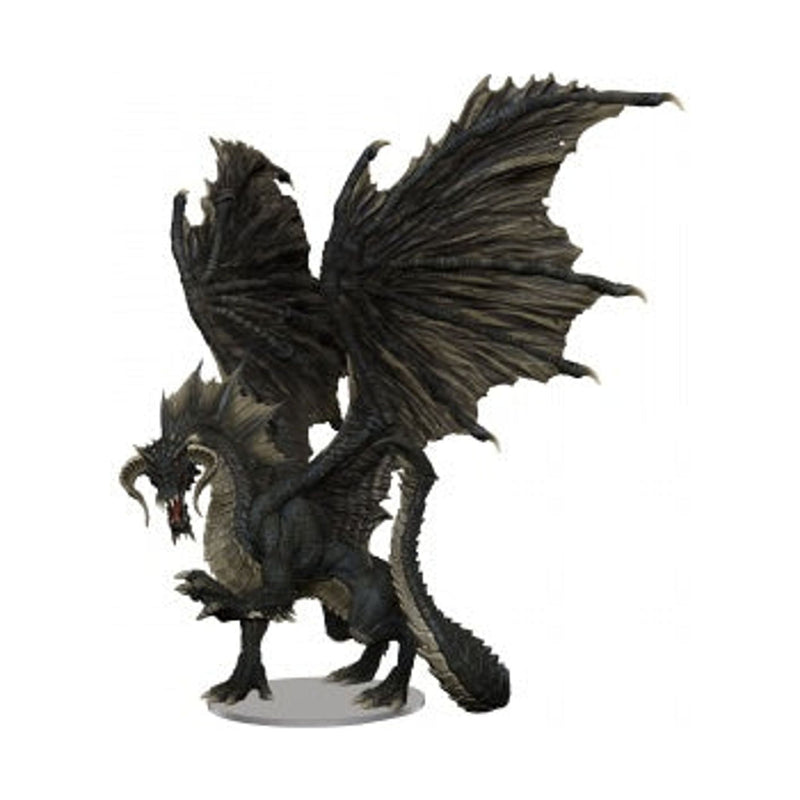 Dungeons & Dragons Icons Of The Realms: Adult Black Dragon Premium Figure