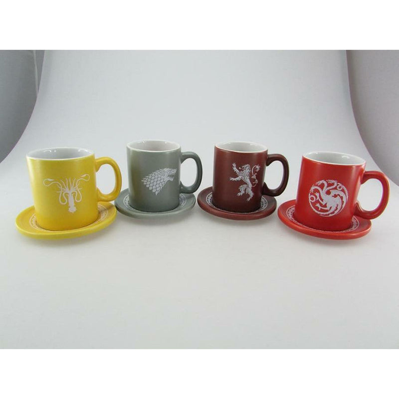 Game of Thrones Emblems Espresso Mug/Saucer Set (4)