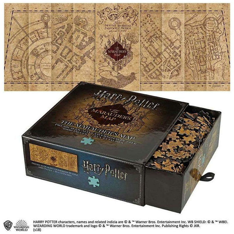 Harry Potter The Marauders Map Cover Puzzle