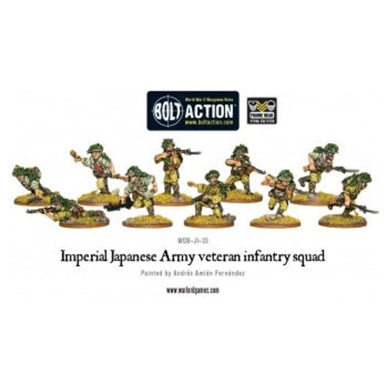 Bolt Action Imperial Japanese Army Veteran Infantry Squad