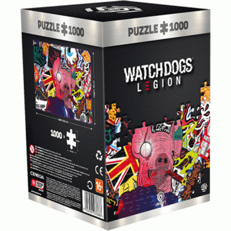 Watch Dogs Legion: Pig Mask 1000 Pieces Puzzle