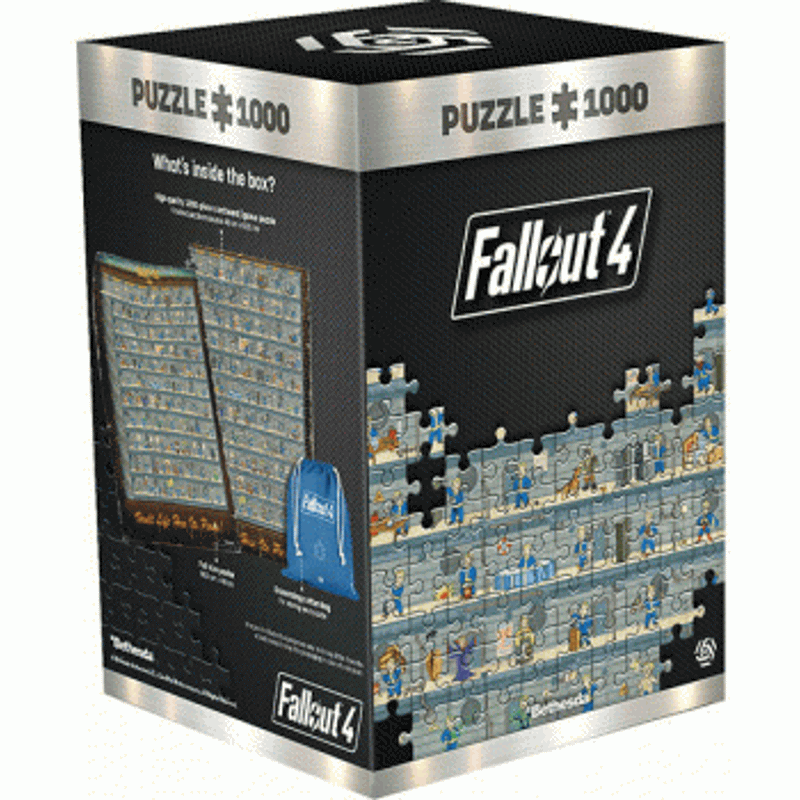 Fallout 4 Perk Poster 1000 Pieces Puzzle