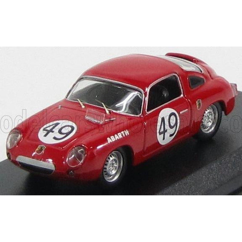 Fiat Abarth 850S Coupe Team Abarth Cie N 49 24H LE Mans 1960 Spychier - Feret Red 1:43