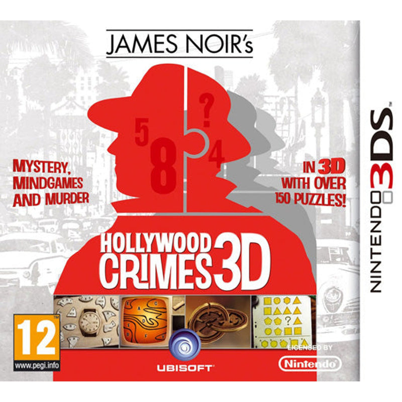 James Noir Hollywood Crimes Italian Box - EFIGS In Game for Nintendo 3DS
