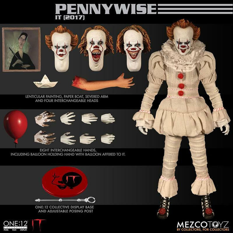 One 12 Coll It Pennywise (2017) Action Figure