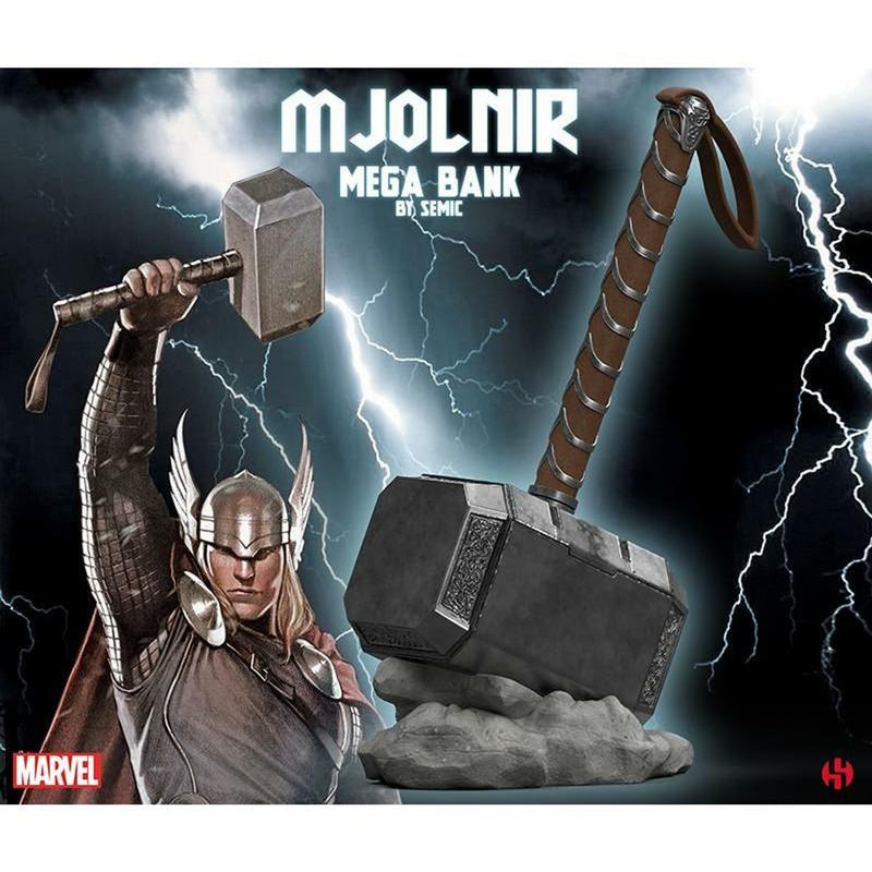 Marvel Thor's Mjolnir Mega Bank