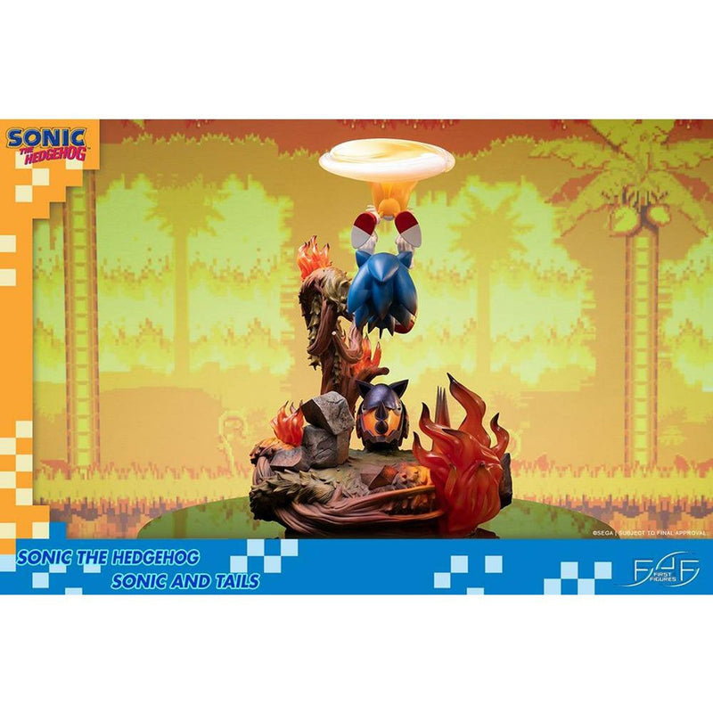 Sonic The Hedgehog Sonic And Tails Statue