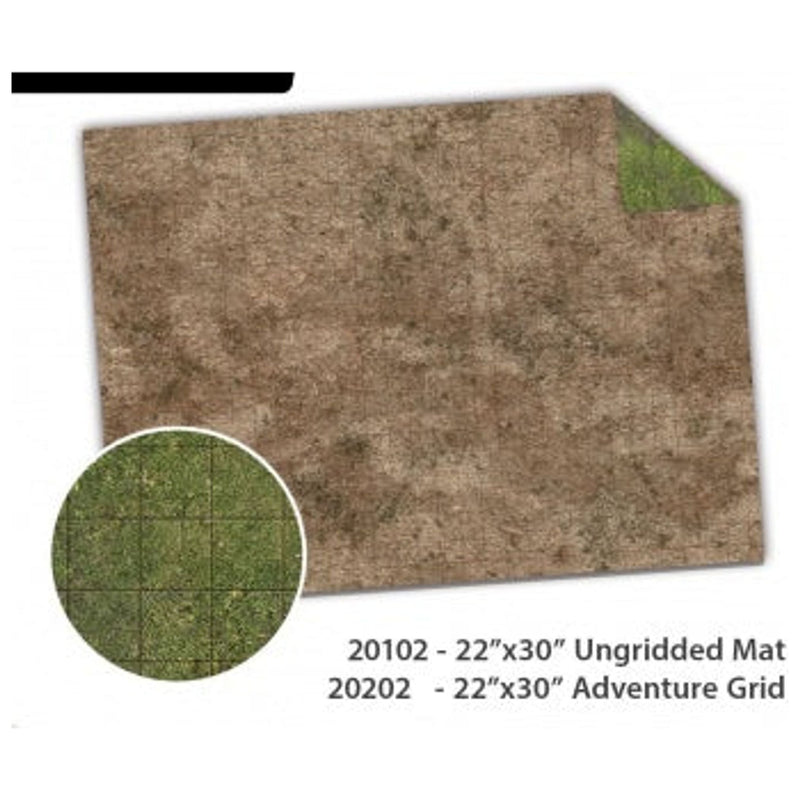 44x30 Broken Grassland / Desert Scrubland Game Mat